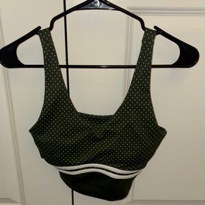 Polka Dot Green Women's Top
